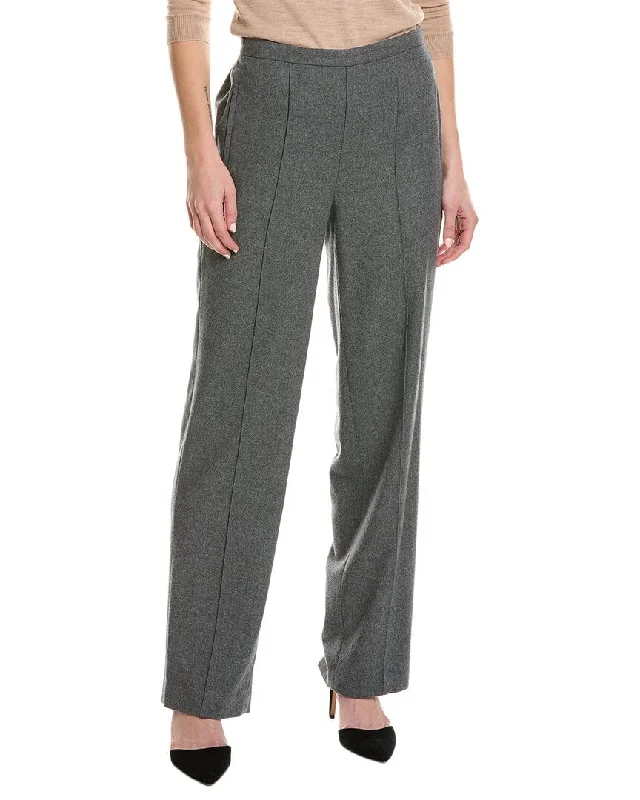 Evening Elegance Vince Mid-Rise Wool-Blend Wide Leg Pant