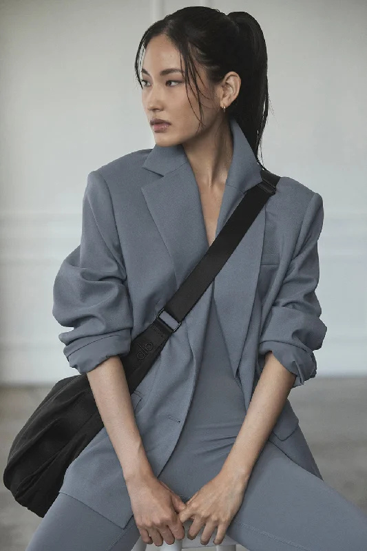 Chic Outfits First-Class Blazer - Steel Grey